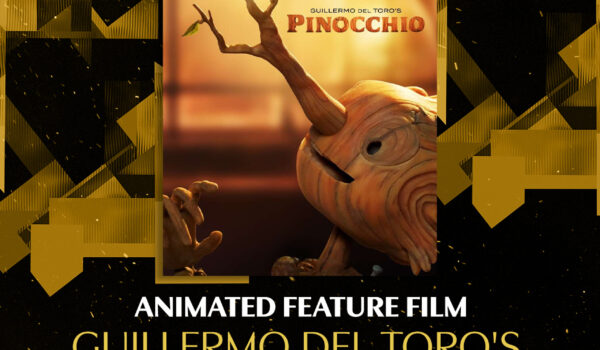 Pinocho de Guillermo del Toro se alza con el Oscar a Mejor Película Animada.